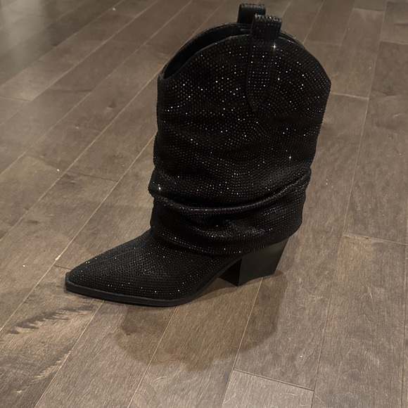 Jessica Simpson Black Gemorra Slouch Boots - Picture 2 of 5